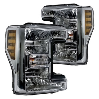 Replacement - Driver and Passenger Side Headlight Set (CAPA Certified)