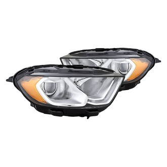 Replacement - Driver and Passenger Side Headlight Set (CAPA Certified)