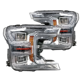 Replacement - Driver and Passenger Side Headlight Set (CAPA Certified)