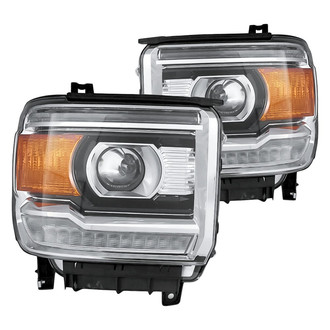 Replacement - Driver and Passenger Side Headlight Set (CAPA Certified)