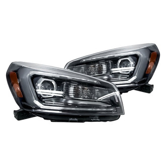 Replacement - Driver and Passenger Side Headlight Set (CAPA Certified)