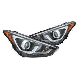 Replacement - Driver and Passenger Side Headlight Set (CAPA Certified)