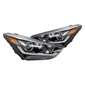 Replacement - Driver and Passenger Side Headlight Set (CAPA Certified)