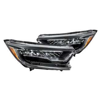 Replacement - Driver and Passenger Side Headlight Set (CAPA Certified)