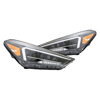 Replacement - Driver and Passenger Side Headlight Set (CAPA Certified)