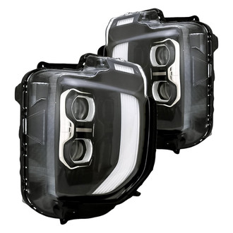 Replacement - Driver and Passenger Side Headlight Set (CAPA Certified)