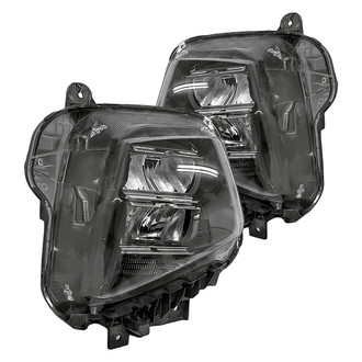 Replacement - Driver and Passenger Side Headlight Set (CAPA Certified)