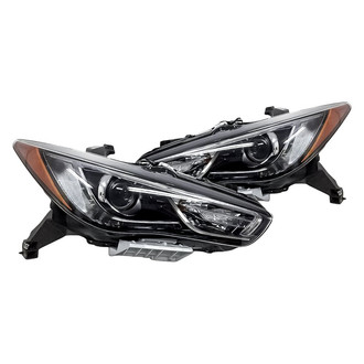 Replacement - Driver and Passenger Side Headlight Set (Standard Line)