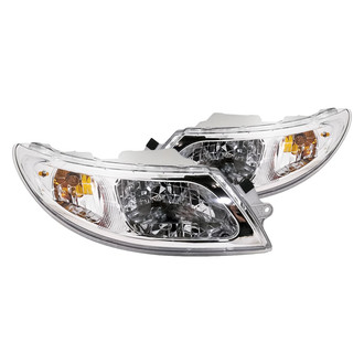 Replacement - Driver and Passenger Side Headlight Set (Standard Line)