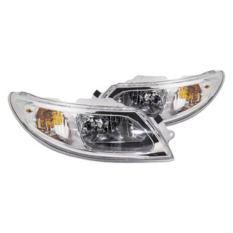 Replacement - Driver and Passenger Side Headlight Set (Standard Line)