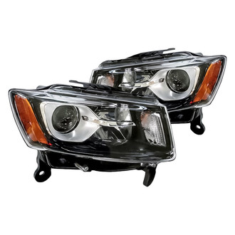 Replacement - Driver and Passenger Side Headlight Set (CAPA Certified)