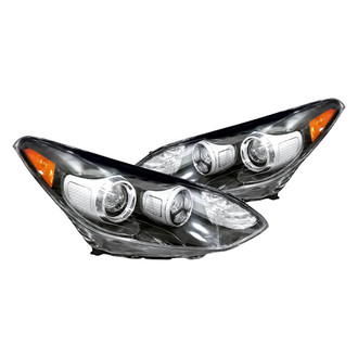 Replacement - Driver and Passenger Side Headlight Set (Standard Line)