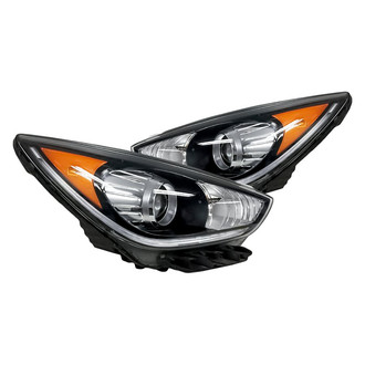 Replacement - Driver and Passenger Side Headlight Set (Standard Line)