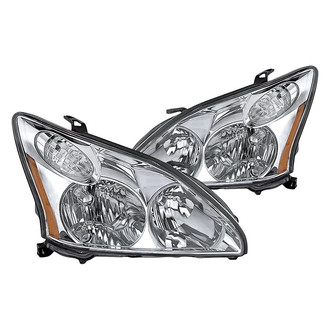 Replacement - Driver and Passenger Side Headlight Set Lens and Housing (CAPA Certified)
