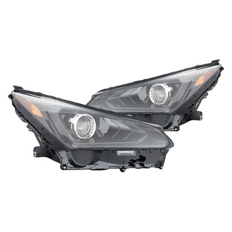 Replacement - Driver and Passenger Side Headlight Set (CAPA Certified)