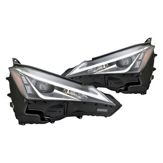 Replacement - Driver and Passenger Side Headlight Set (CAPA Certified)