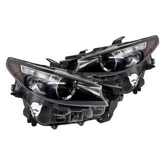 Replacement - Driver and Passenger Side Headlight Set Lens and Housing (CAPA Certified)
