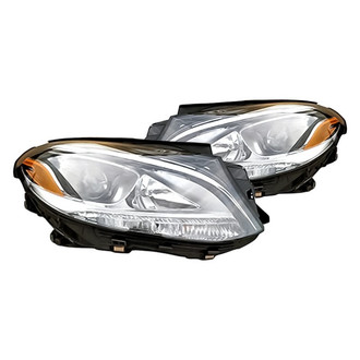 Replacement - Driver and Passenger Side Headlight Set (CAPA Certified)