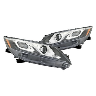 Replacement - Driver and Passenger Side Headlight Set (CAPA Certified)