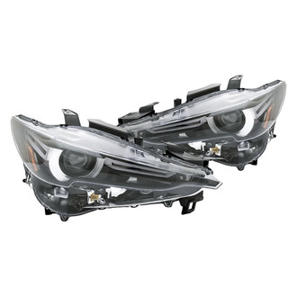Replacement - Driver and Passenger Side Headlight Set (Standard Line)
