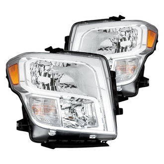 Replacement - Driver and Passenger Side Headlight Set (CAPA Certified)