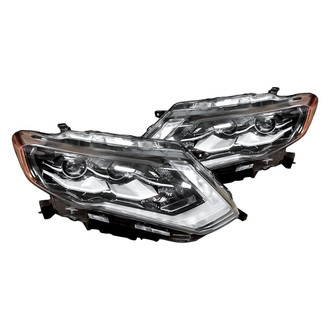 Replacement - Driver and Passenger Side Headlight Set (CAPA Certified)