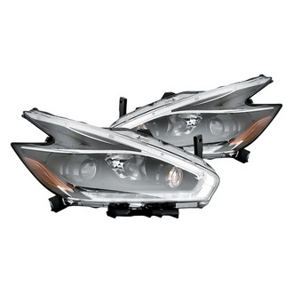 Replacement - Driver and Passenger Side Headlight Set (CAPA Certified)