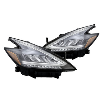 Replacement - Driver and Passenger Side Headlight Set (Standard Line)