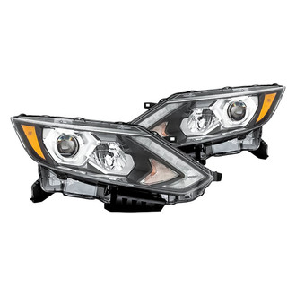 Replacement - Driver and Passenger Side Headlight Set (Standard Line)
