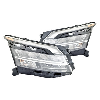 Replacement - Driver and Passenger Side Headlight Set (CAPA Certified)