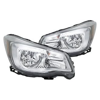 Replacement - Driver and Passenger Side Headlight Set (Standard Line)