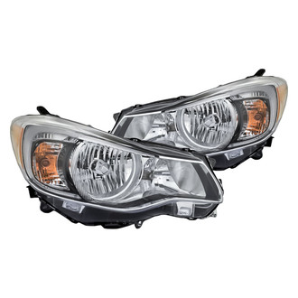 Replacement - Driver and Passenger Side Headlight Set (CAPA Certified)