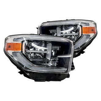 Replacement - Driver and Passenger Side Headlight Set (CAPA Certified)