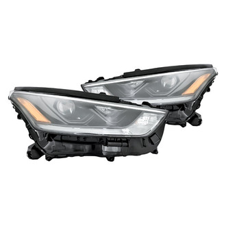 Replacement - Driver and Passenger Side Headlight Set (CAPA Certified)
