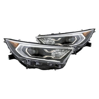Replacement - Driver and Passenger Side Headlight Set (CAPA Certified)