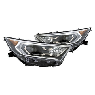 Replacement - Driver and Passenger Side Headlight Set (Standard Line)