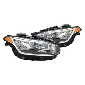 Replacement - Driver and Passenger Side Headlight Set (CAPA Certified)