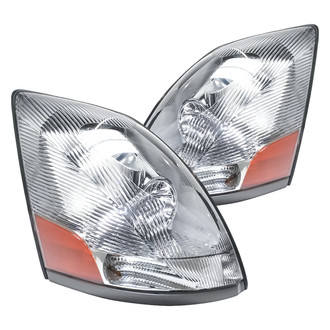 Replacement - Driver and Passenger Side Headlight Set (Standard Line)
