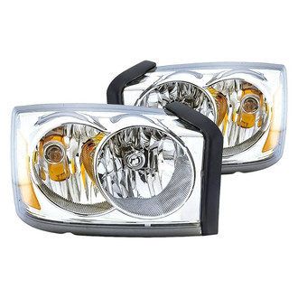 Replacement - Driver and Passenger Side Headlight Set (Standard Line)