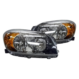 Replacement - Driver and Passenger Side Headlight Set Lens and Housing (CAPA Certified)