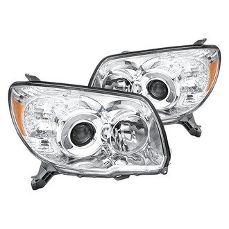 Replacement - Driver and Passenger Side Headlight Set Lens and Housing (Standard Line)