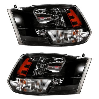 Replacement - Driver and Passenger Side Headlight Set (CAPA Certified)
