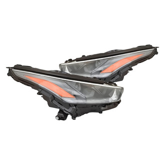 Replacement - Driver and Passenger Side Headlight Set (CAPA Certified)