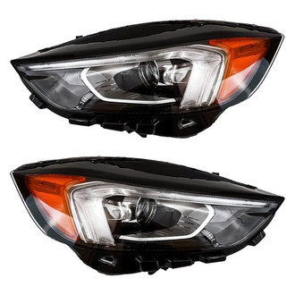 Replacement - Driver and Passenger Side Headlight Set (CAPA Certified)