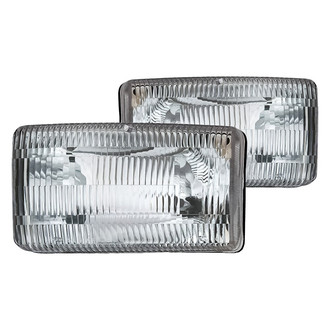 Replacement - Driver and Passenger Side Headlight Set (Standard Line)