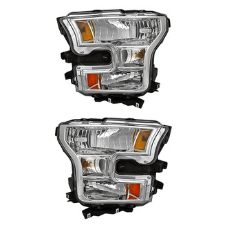 Replacement - Driver and Passenger Side Headlight Set (CAPA Certified)