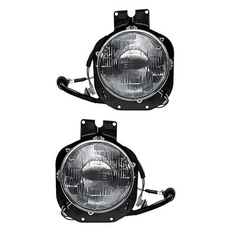 Replacement - Driver and Passenger Side Outer Headlight Set (Standard Line)