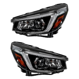 Replacement - Driver and Passenger Side Headlight Set (Standard Line)