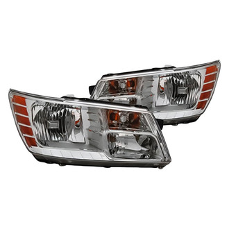 Replacement - Driver and Passenger Side Headlight Set (Standard Line)