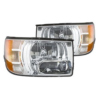 Replacement - Driver and Passenger Side Headlight Set (Standard Line)